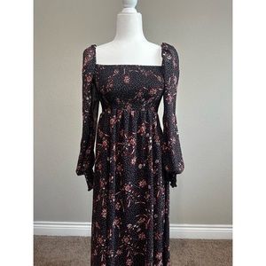 O.P.T smocked maxi dress